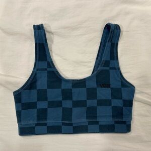 Vans checkered sports bra